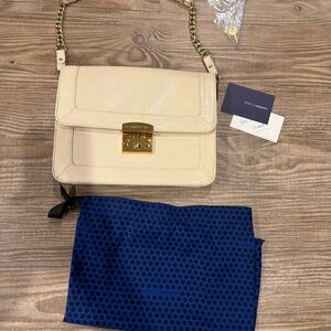 VGUC  Rebecca Minkoff  Beige Leather shoulder Bag ~$ 220